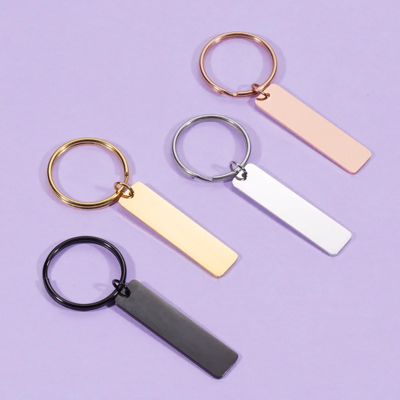 10/pcs Strip Bar Keychain Mirror Polish Stainless Steel Stamping Blank Keychain For DIY Custom Name Engrave Tags Keychain
10/pcs Strip Bar Keychain Mirror Polish Stainless Steel Stamping Blank Keychain For DIY Custom Name Engrave Tags Keychain