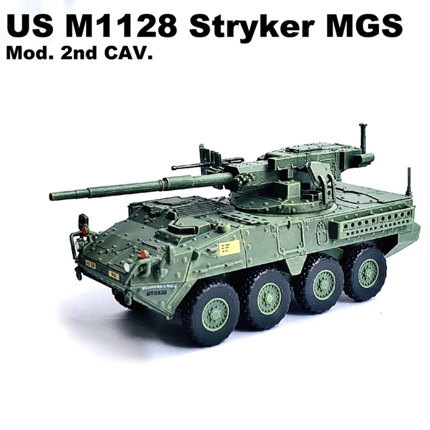 1/72 63013 American M1128 Stryker armored vehicle model The second Cavalry Regiment Finished product collection model
1/72 63013 American M1128 Stryker armored vehicle model The second Cavalry Regiment Finished product collection model