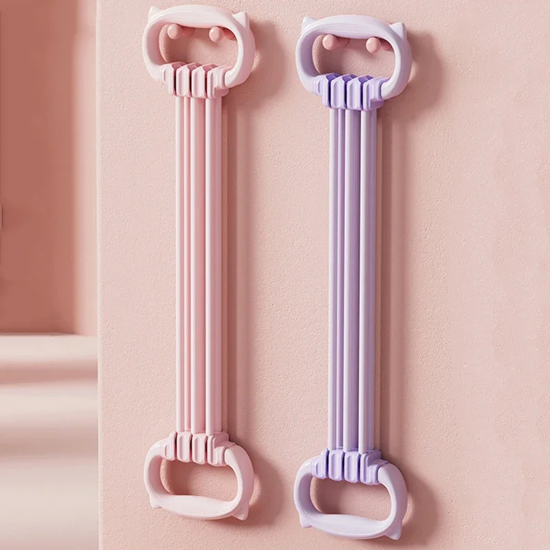 Adjustable Resistance Band, 6-Tube Exercise Band with Comfortable Handles, Multi-Functional Fitness Tensioner 7 S7e811571bc1a4b59a9fbe2c179810cf1b