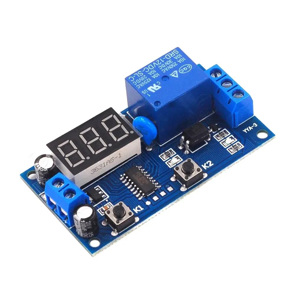 DC5V/12V Time Control Relay Switch Intermittent Infinite Cycle Countdown Ddigital Display Switch Controller Timing Relay Module
DC5V/12V Time Control Relay Switch Intermittent Infinite Cycle Countdown Ddigital Display Switch Controller Timing Relay Module