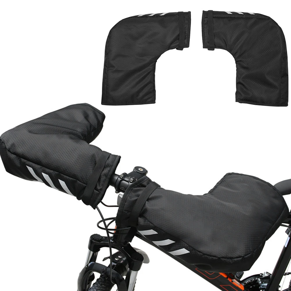 

Чехол для мотоциклетных перчаток, велосипедные термальные рукавицы на руль велосипеда, прочные Светоотражающие ветрозащитные водонепроницаемые зимние теплые