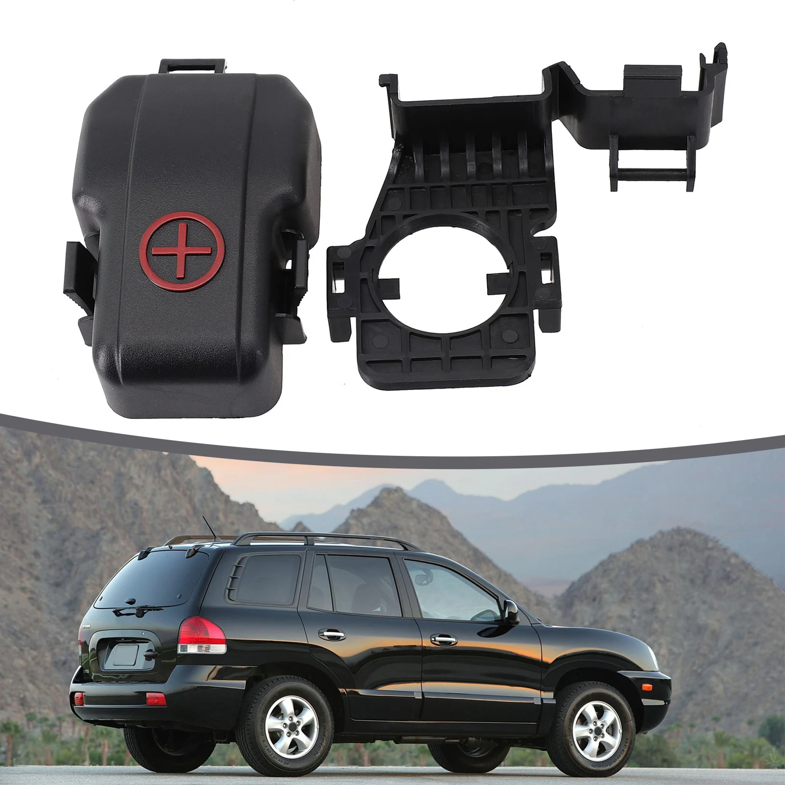 New High Quality Battery Terminal Cap Cover Battery Positive Cover Black Car Accessories Plastic For Hyundai Santa Fe 07-09
New High Quality Battery Terminal Cap Cover Battery Positive Cover Black Car Accessories Plastic For Hyundai Santa Fe 07-09