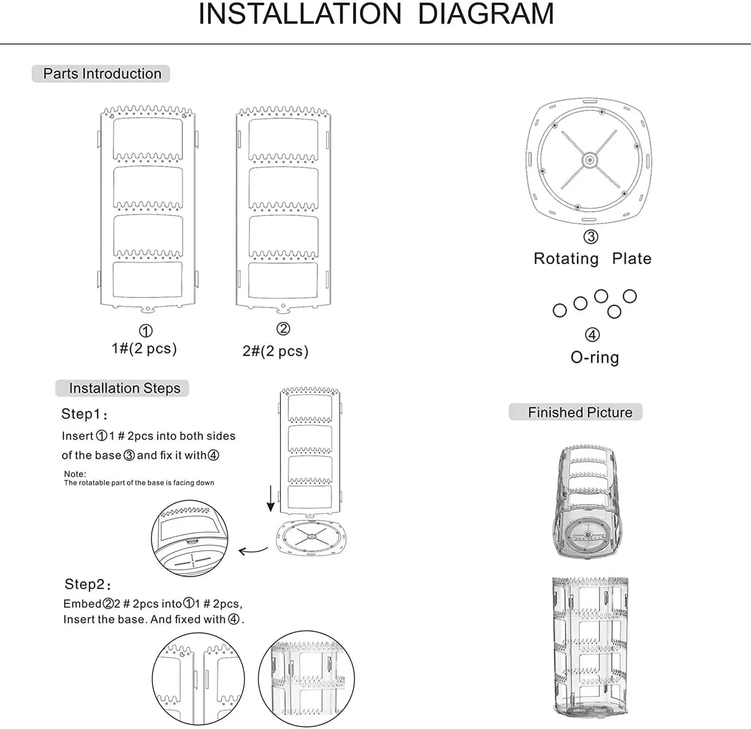 360 Degree Rotating Jewelry Storage Box 2023 Earring Display Stand Plastic Earring Organizer Holder Showcase Jewelry Makeup Case 2 Mallzona S7e841335d736488ab18c3970894d1c3bz 360 Degree Rotating Jewelry Storage Box 2023 Earring Display Stand Plastic Earring Organizer Holder Showcase Jewelry Makeup Case Mallzona