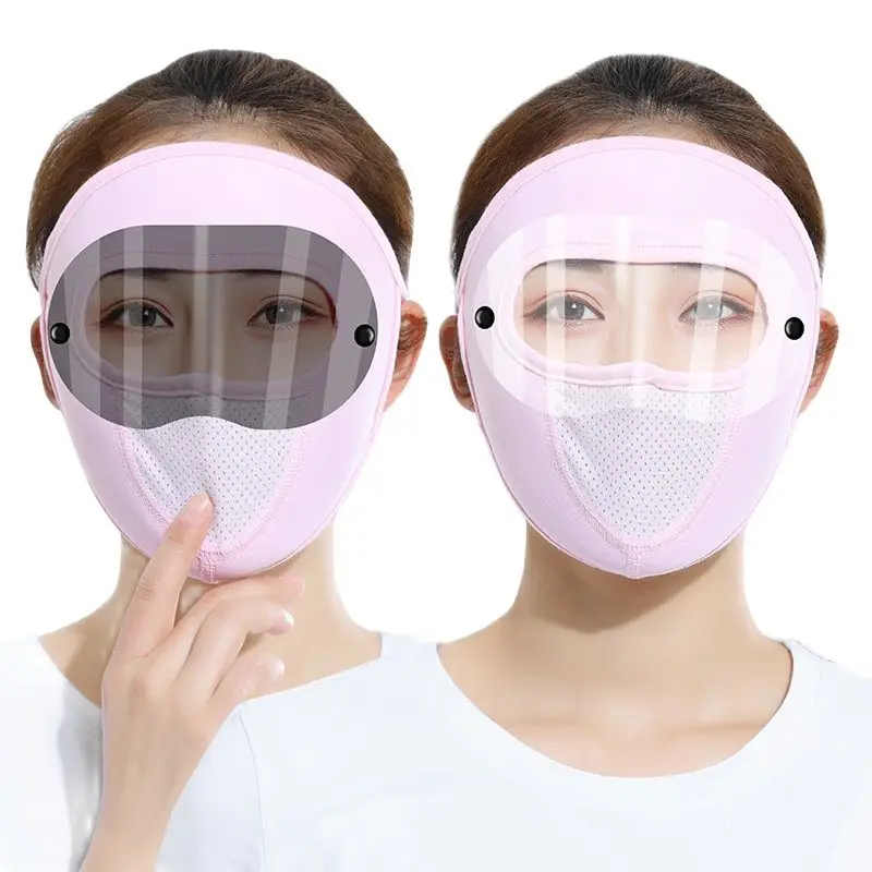 Summer Sunscreen Mask UV Protection Face Cover Sunscreen Veil Face with Goggles Outdoor Cycling Oil Splash Prevention Face Woman
Summer Sunscreen Mask UV Protection Face Cover Sunscreen Veil Face with Goggles Outdoor Cycling Oil Splash Prevention Face Woman