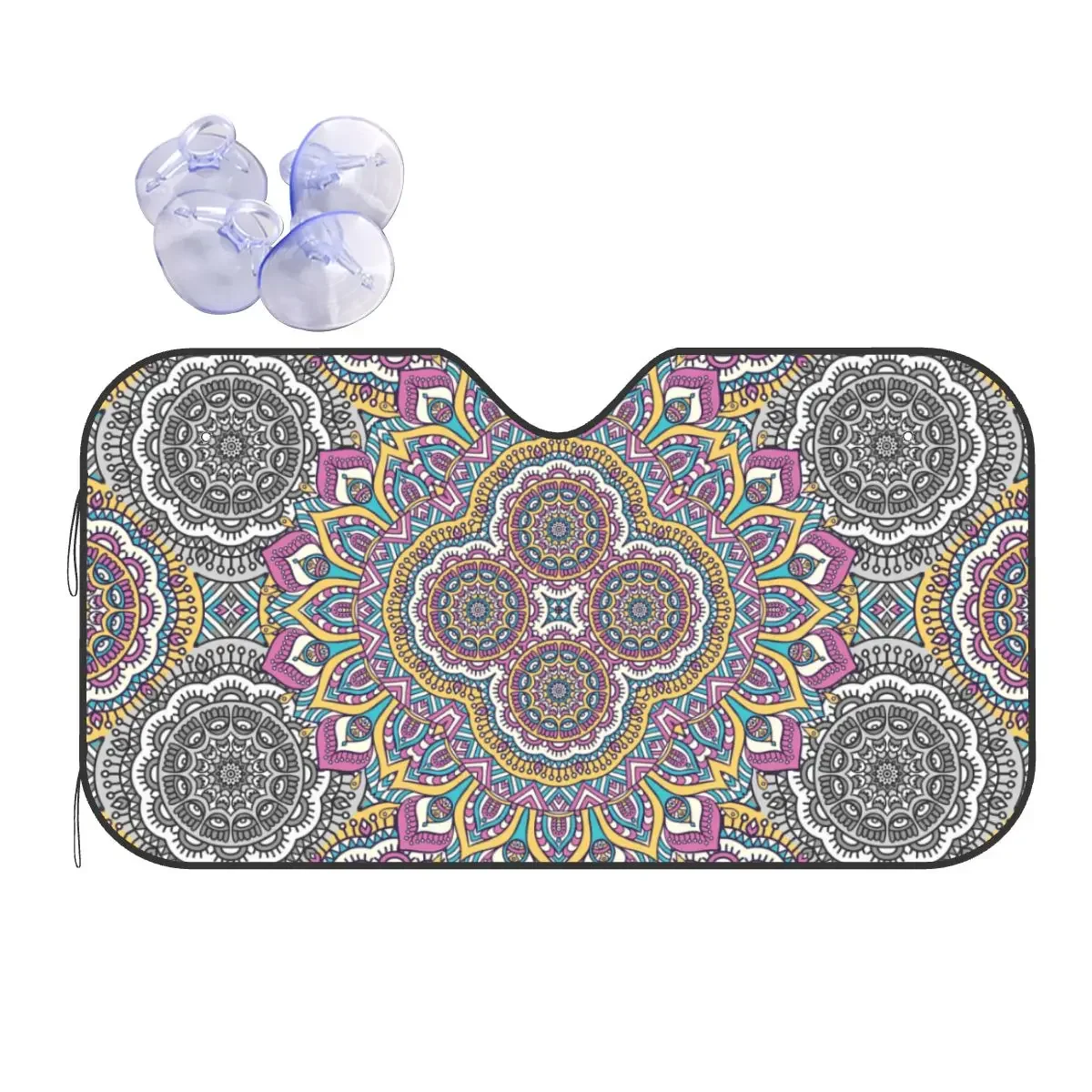 Abstract Boho Mandala Pattern Sunshade Windscreen Bohemian Car Front Window Visor Car Sunshade Ice Shield Dust Protection
Abstract Boho Mandala Pattern Sunshade Windscreen Bohemian Car Front Window Visor Car Sunshade Ice Shield Dust Protection