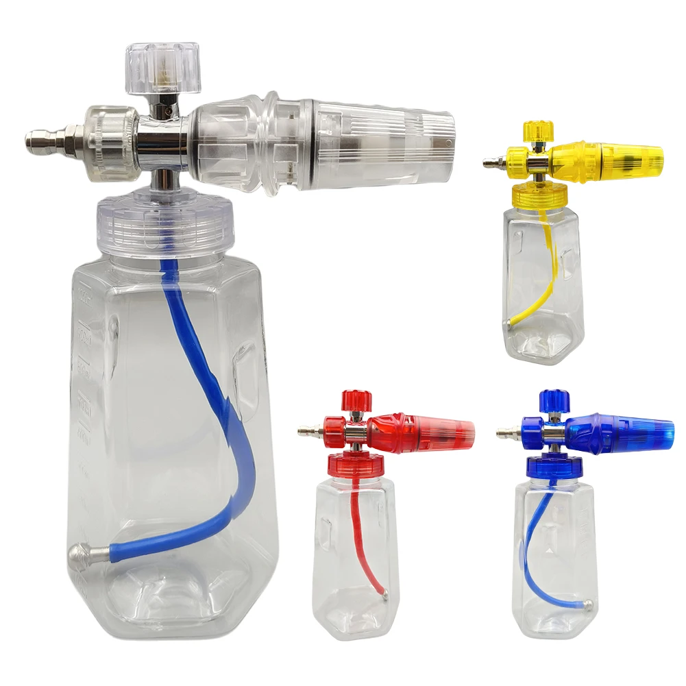 Snow Foam Lance 1/4 Inch Quick Connect Car Wash Soap Foam Gun 1L Spray Bottle Transparent Water Gun for Auto Washing Maintenance
Snow Foam Lance 1/4 Inch Quick Connect Car Wash Soap Foam Gun 1L Spray Bottle Transparent Water Gun for Auto Washing Maintenance
