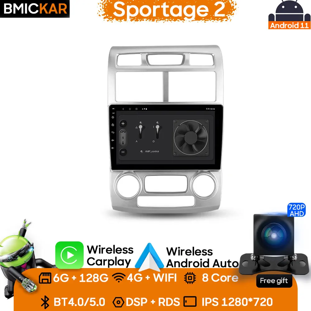 Автомагнитола на Android, мультимедийный Головной блок, видеоплеер для Kia Sportage 2 2004-2010, беспроводной Carplay, Android, GPS-навигация
Автомагнитола на Android, мультимедийный Головной блок, видеоплеер для Kia Sportage 2 2004-2010, беспроводной Carplay, Android, GPS-навигация