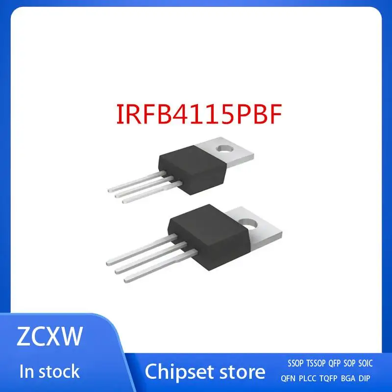 

NEW 20PCS/LOT IRFB4115PBF IRFB4115 4115 TO-220 104A 150V