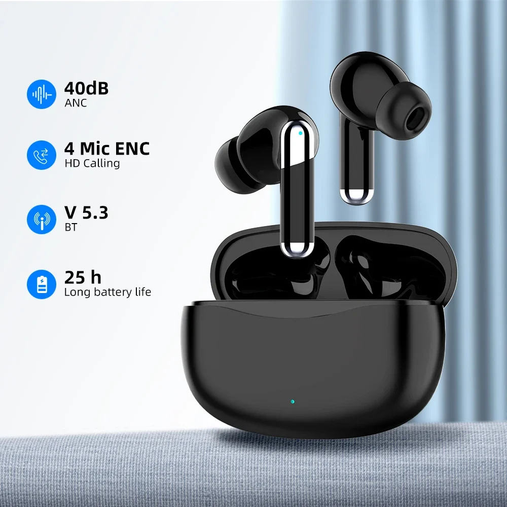 New ANC + REAL 4 Microphones ENC Earphones Audifonos Bluetooth Inalambr Ear Pods J66 TWS Earbuds Headphones wireless earbuds
New ANC + REAL 4 Microphones ENC Earphones Audifonos Bluetooth Inalambr Ear Pods J66 TWS Earbuds Headphones wireless earbuds