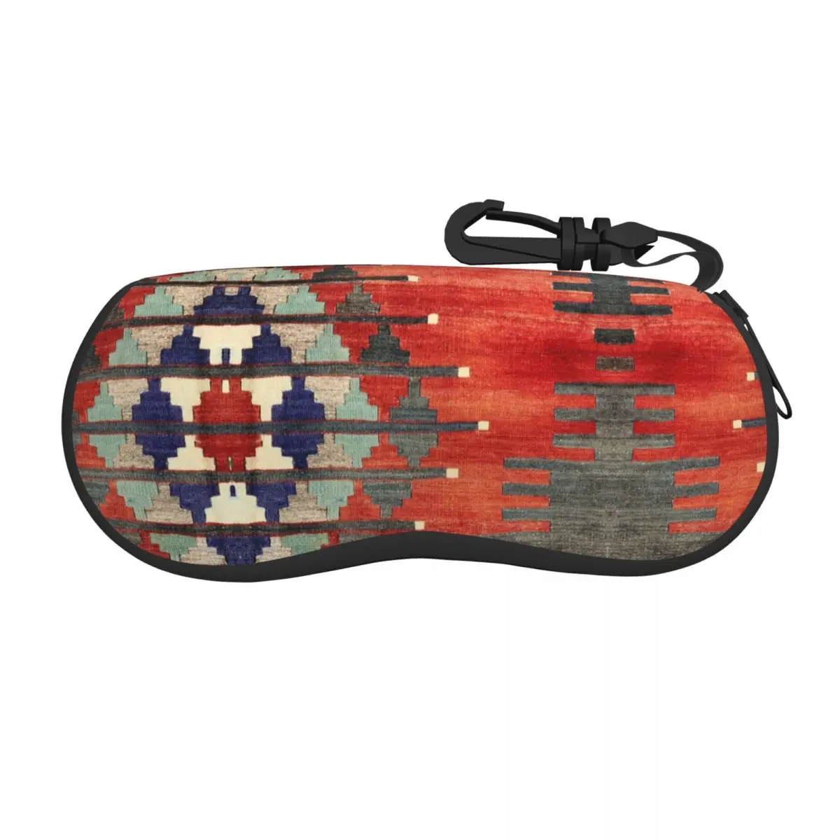 

Vintage Turkish Kilim Navaho Weave Aztec Textile Eyeglass Glasses Case Boho Ethnic Persian Tribal Sunglasses Protective Pouch