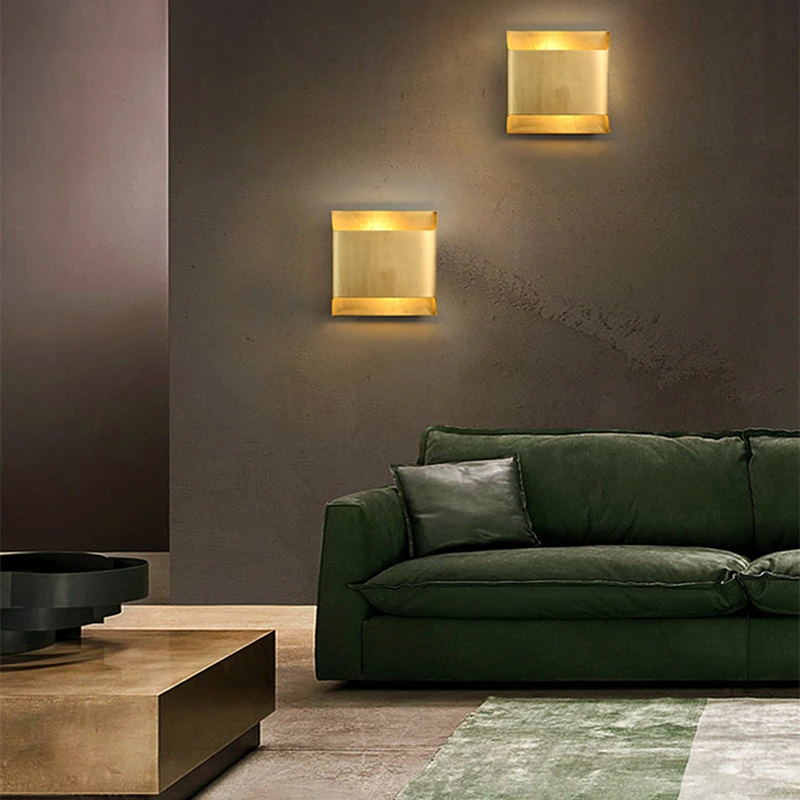 Modern Luxury Copper Wall Lamp Living Room TV Background Wall Stairs Corridor Bedroom Bedside LED Light Gold Retro Simple Sconce
Modern Luxury Copper Wall Lamp Living Room TV Background Wall Stairs Corridor Bedroom Bedside LED Light Gold Retro Simple Sconce