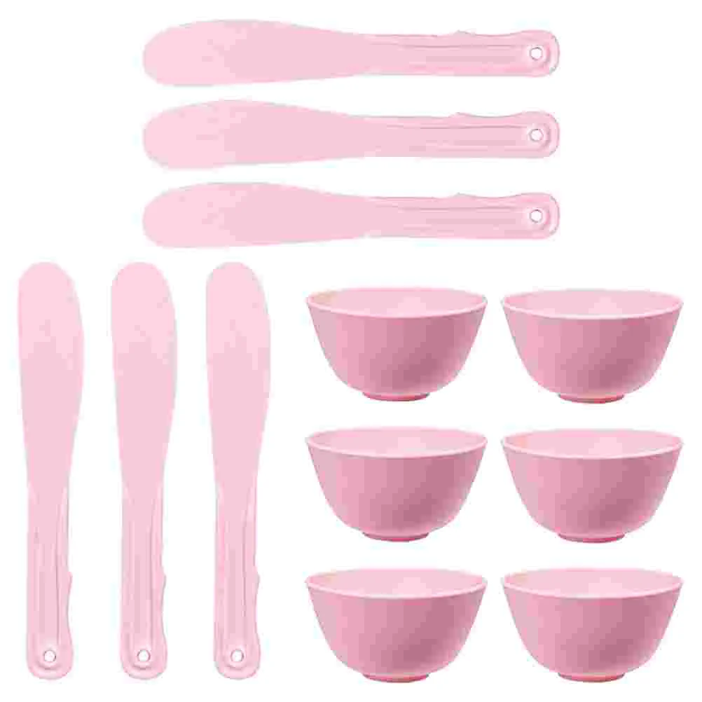 

Facial Mask Mixing Bowl Kit 6 Sets Silicone Face Mask Bowl Mixing Stirring Spatula Soft Flexible Facial Mud Bowl Spa Skincare