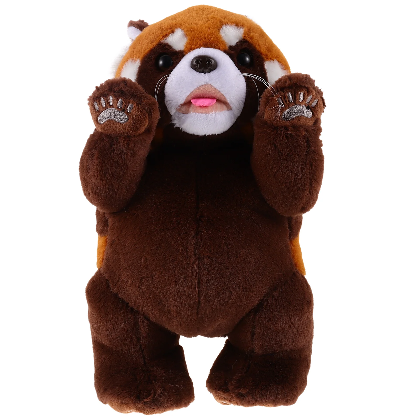 

Plush Animal Raccoon Stuffed Red Pillow Toy Birthday Kawaii Fluffy Plushie Plushies Kids Cuddle Huggable Figure