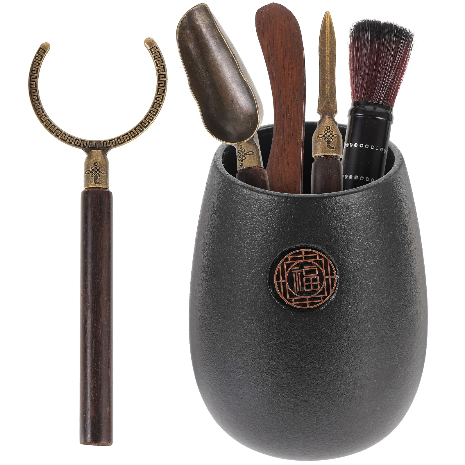 1 Set of Household Tea Six Gentlemen Tea Ceremony Set Accessories Tea Making Tools
1 Set of Household Tea Six Gentlemen Tea Ceremony Set Accessories Tea Making Tools