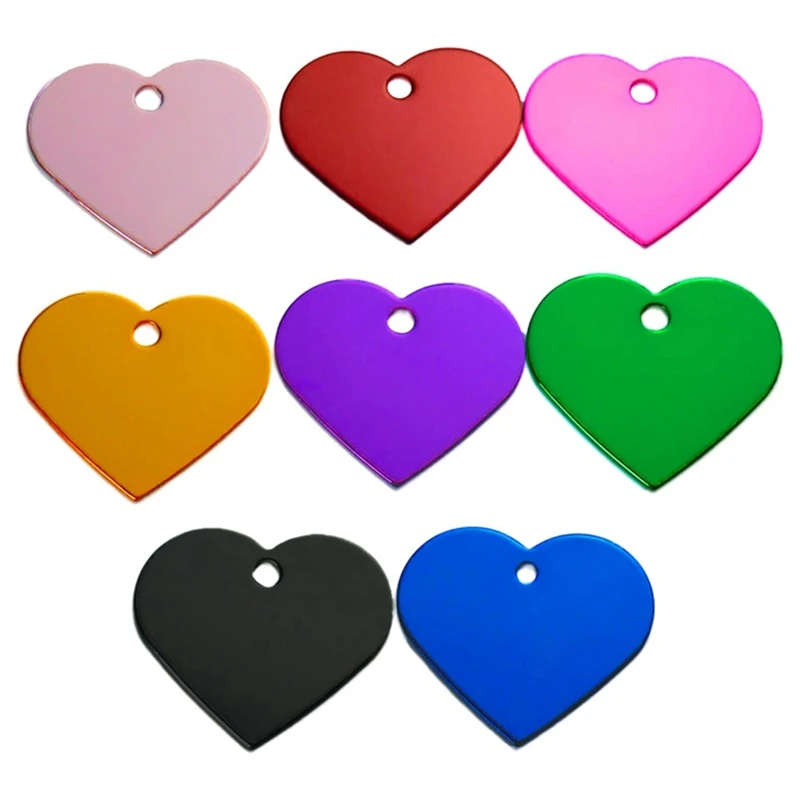 24 Pack Anodzied Aluminum Dog Tags Blanks Laser Engraving Blanks Heart Tags Stamping Blanks With Hole 1.25X1.06Inch
24 Pack Anodzied Aluminum Dog Tags Blanks Laser Engraving Blanks Heart Tags Stamping Blanks With Hole 1.25X1.06Inch