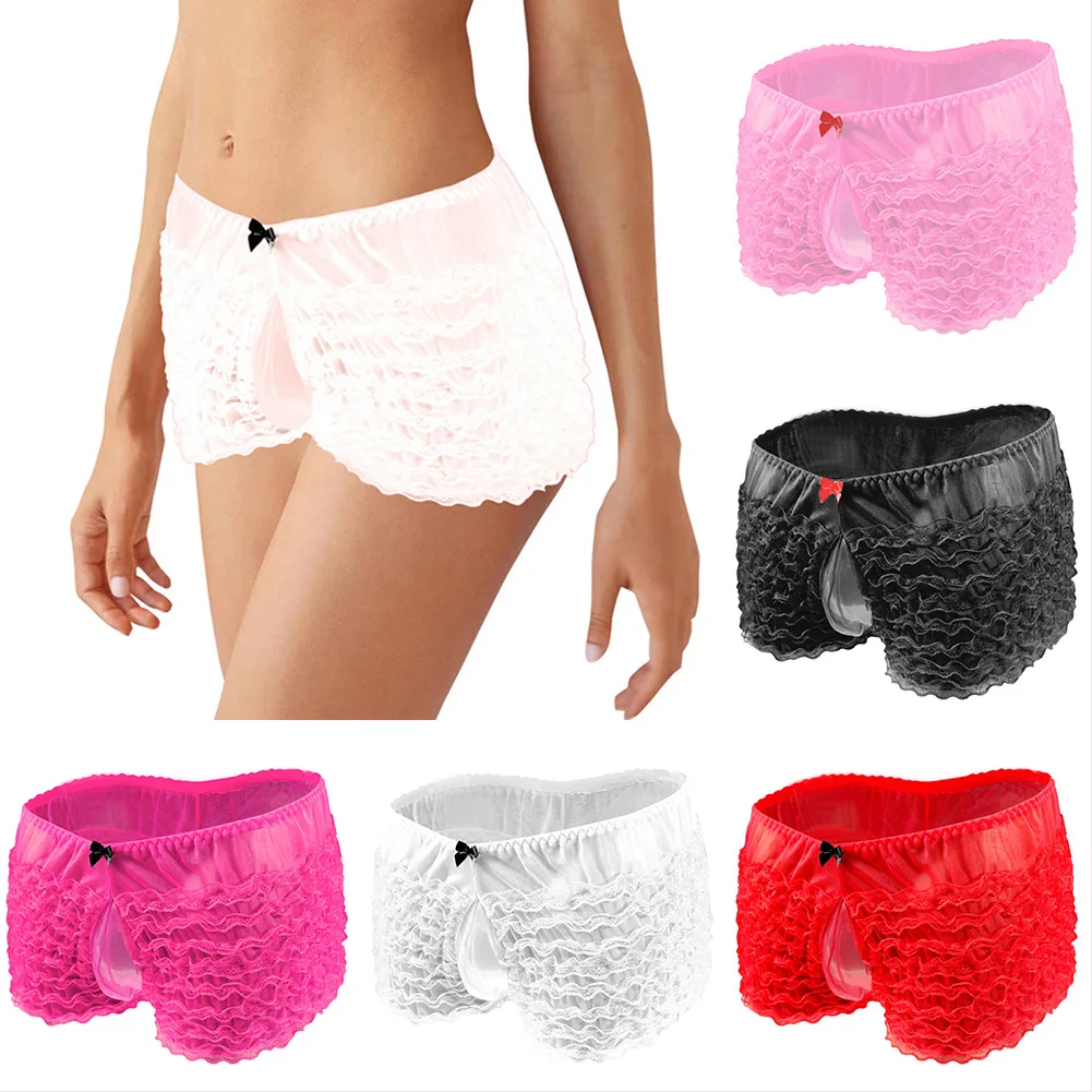 Sexy Men Ruffled Lace Girly Briefs Sissy Feminization Underwear U Convex Pouch Lingerie Underpants Breathable Intimate Panties
Sexy Men Ruffled Lace Girly Briefs Sissy Feminization Underwear U Convex Pouch Lingerie Underpants Breathable Intimate Panties