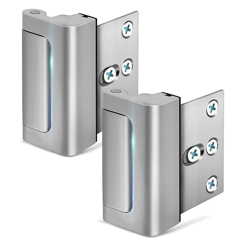 Safety Door Lock Child Proof Door Reinforcement Lock Can Withstand 800 Pounds (Silver-2 Bag)
Safety Door Lock Child Proof Door Reinforcement Lock Can Withstand 800 Pounds (Silver-2 Bag)