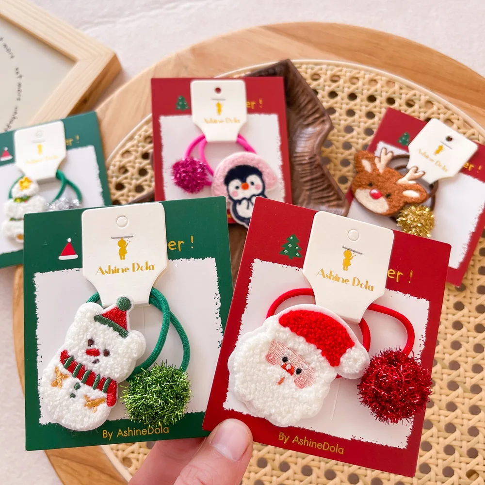 Christmas Series Cartoon Headdress Hair Circle Autumn And Winter Temperament Snowman Hair Rope Cute Elk Old Man Rubber Band Set
Christmas Series Cartoon Headdress Hair Circle Autumn And Winter Temperament Snowman Hair Rope Cute Elk Old Man Rubber Band Set