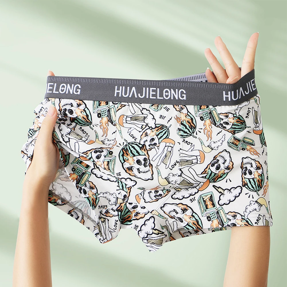 1 Pcs Sexy Men Trunks Cartoon Printed Boxer Briefs Shorts Breathable Underwear Underpants Trunks Lingerie Mens Homewear
1 Pcs Sexy Men Trunks Cartoon Printed Boxer Briefs Shorts Breathable Underwear Underpants Trunks Lingerie Mens Homewear
