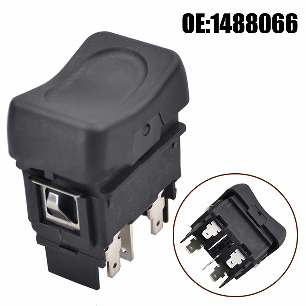 Car Work Light Switch Button 6 Pins Fit For SCANIA 2 3 4 For SERIES Black 1488066 Plastic And Mental Work Light Switch Button
Car Work Light Switch Button 6 Pins Fit For SCANIA 2 3 4 For SERIES Black 1488066 Plastic And Mental Work Light Switch Button