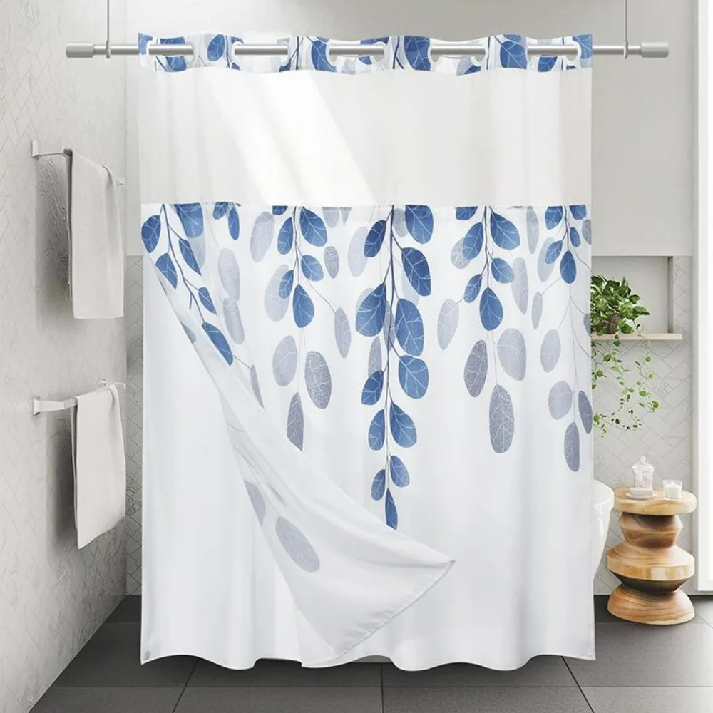 Занавеска для душа с пряжкой, водонепроницаемая, 71x74
Занавеска для душа с пряжкой, водонепроницаемая, 71x74