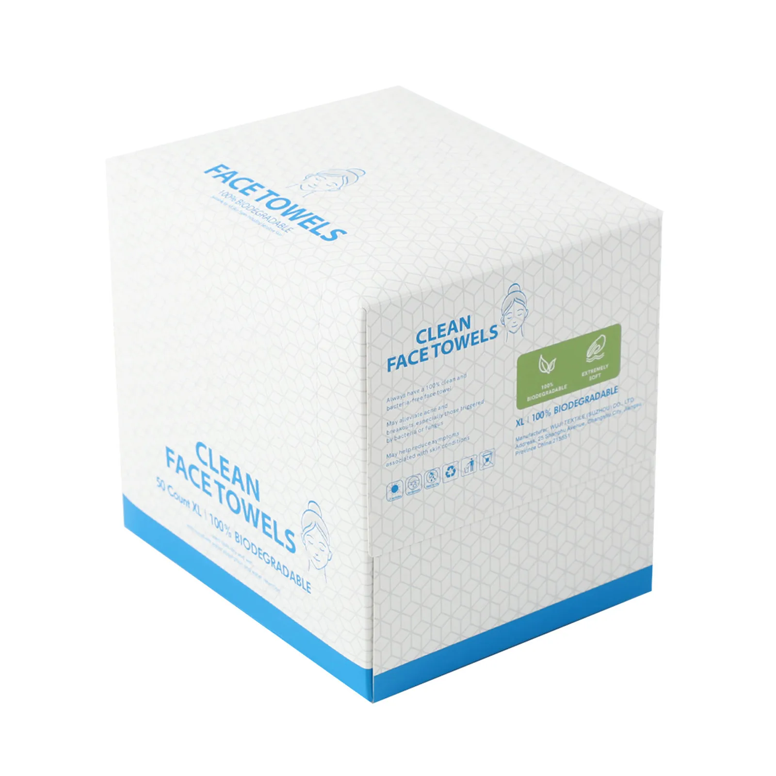 Clean Skin Club Clean Towels XL, 100% USDA Bio based Face Towel, Disposable Face Towelette, Makeup Remover Dry Wipes 50 Ct, 1 Pa 11 Mallzona S7e9368bba1514737bdada0ca01f9a3d0q Clean Skin Club Clean Towels XL, 100% USDA Bio based Face Towel, Disposable Face Towelette, Makeup Remover Dry Wipes 50 Ct, 1 Pa Mallzona