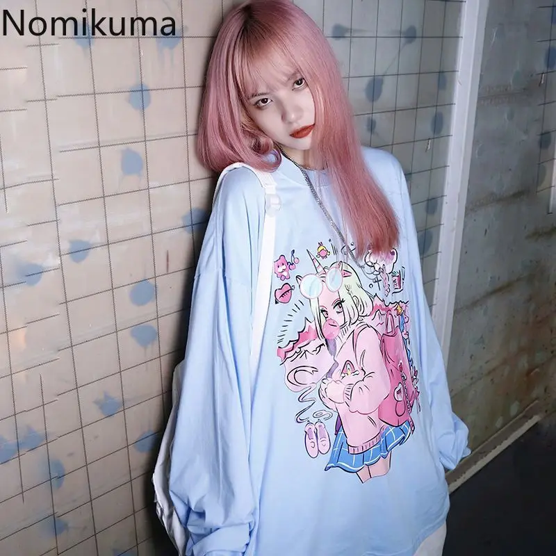 Harajuku Sweatshirts for Women Japanese Anime Print Oversized Tops Streetwear Long Sleeve Casual Y2k Hoodies 2023 Ropa Mujer
Harajuku Sweatshirts for Women Japanese Anime Print Oversized Tops Streetwear Long Sleeve Casual Y2k Hoodies 2023 Ropa Mujer