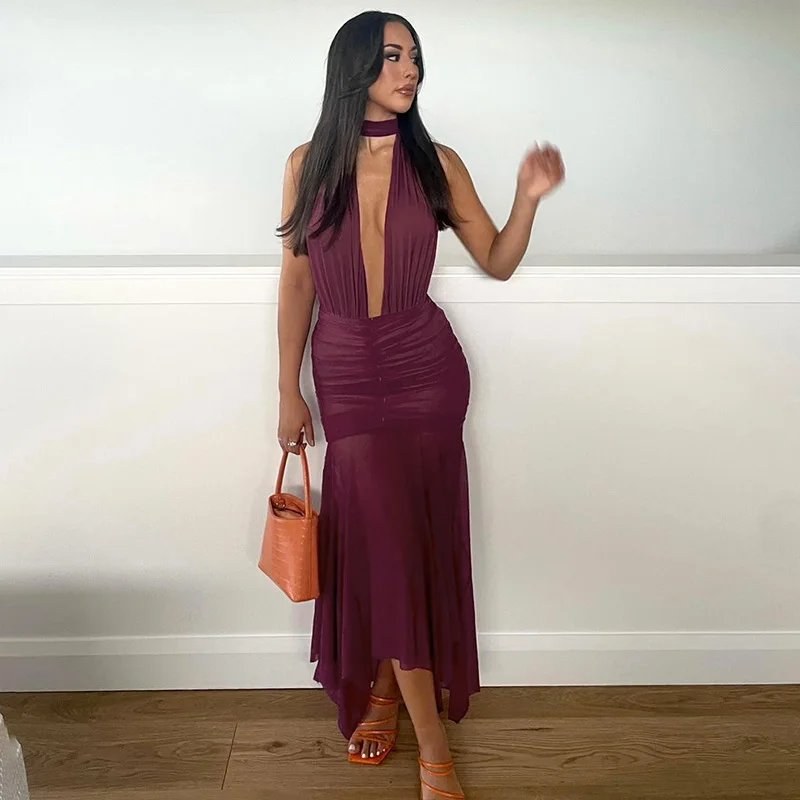 Bodycon Dress Women Beach Tunic Dresses Bath Exits Summer Robe Boho Fairy Pareo Outlet Long Sleeved Pleated Low Necked Mesh
Bodycon Dress Women Beach Tunic Dresses Bath Exits Summer Robe Boho Fairy Pareo Outlet Long Sleeved Pleated Low Necked Mesh