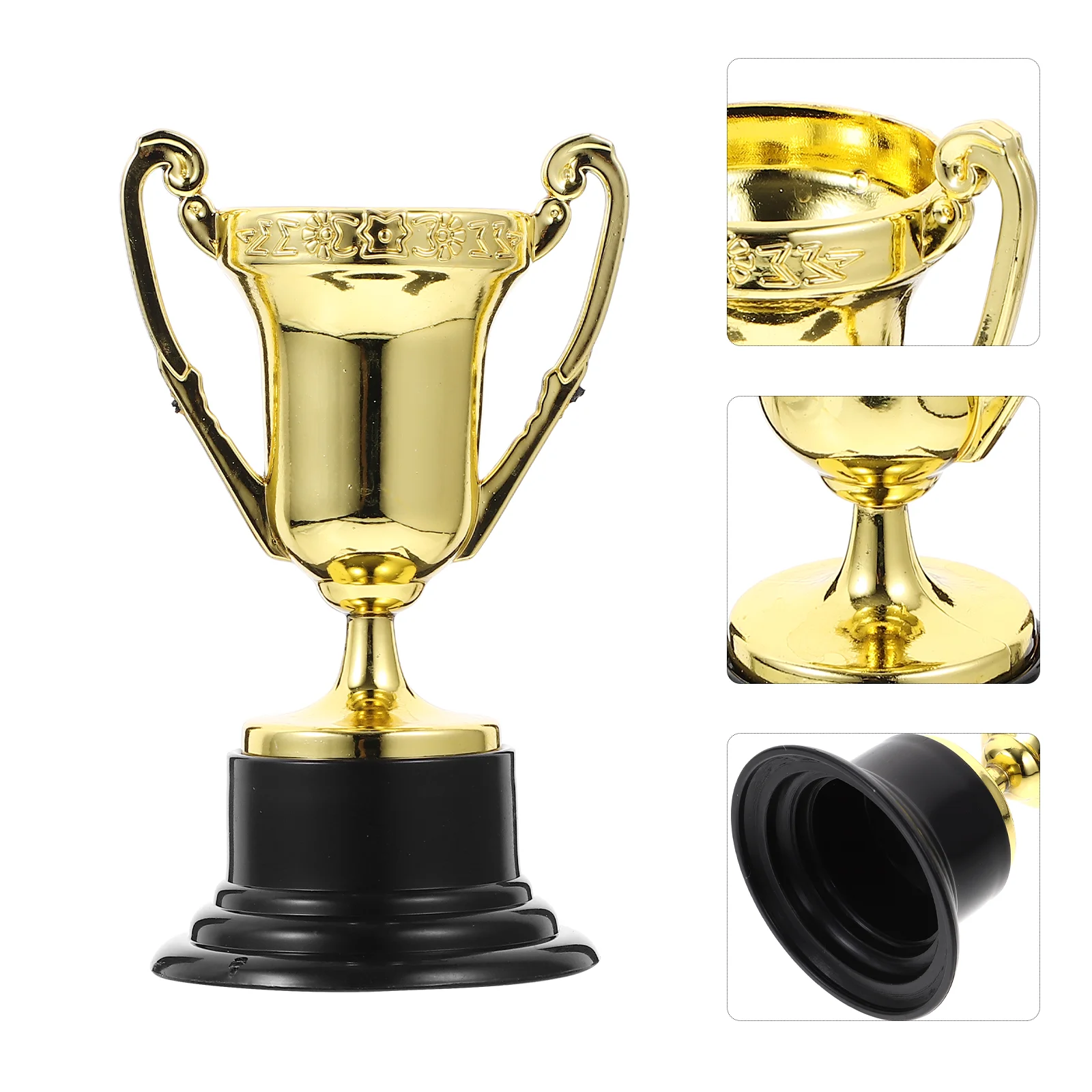 

Trophy Mini Cup Kids Award Model Creative Children Toy Reward Prizes Party Celebration Plastic Home Desktop Decor Gold Decor