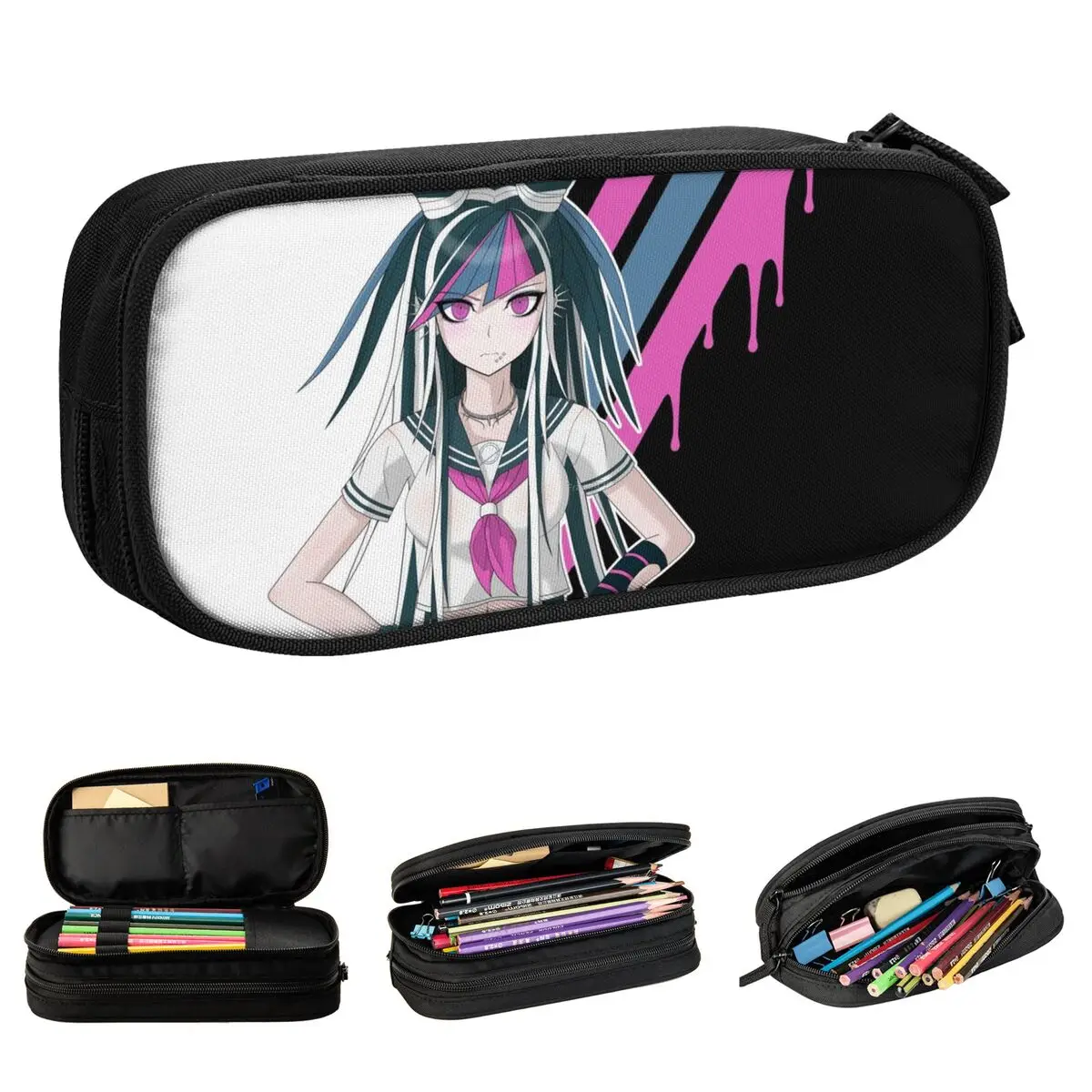 Classic Mioda Ibuki Pencil Cases Danganronpa Anime Pencil Pouch Pen Box for Student Large Storage Bag Office Gift Stationery
Classic Mioda Ibuki Pencil Cases Danganronpa Anime Pencil Pouch Pen Box for Student Large Storage Bag Office Gift Stationery