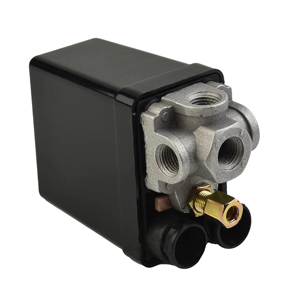 Air Compressor Pressure Switch 4 Female Air Inlet Ports 1/4” BSP 8 Bar 220V 240V Control Valve Plastic Shell Auto On Off Button
Air Compressor Pressure Switch 4 Female Air Inlet Ports 1/4” BSP 8 Bar 220V 240V Control Valve Plastic Shell Auto On Off Button