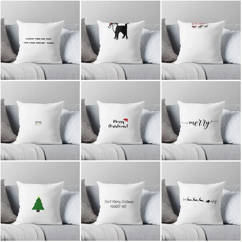 Merry Christmas Decorative Home pillow case Cushion covers autumn 45X45cm white nordic 60x60cm Modern Living Room sofa bed40*40
Merry Christmas Decorative Home pillow case Cushion covers autumn 45X45cm white nordic 60x60cm Modern Living Room sofa bed40*40
