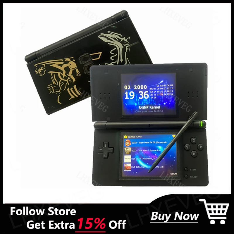 Original NDSL Retro Game Console Professional Refurbishment DS Lite Handheld Game Console With R4 Card TF Storage Card
Original NDSL Retro Game Console Professional Refurbishment DS Lite Handheld Game Console With R4 Card TF Storage Card