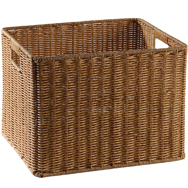 Rattan Woven Storage Basket Snacks Sundries Bathroom Dirty Clothes Storage Handwoven for Durability Basket
Rattan Woven Storage Basket Snacks Sundries Bathroom Dirty Clothes Storage Handwoven for Durability Basket