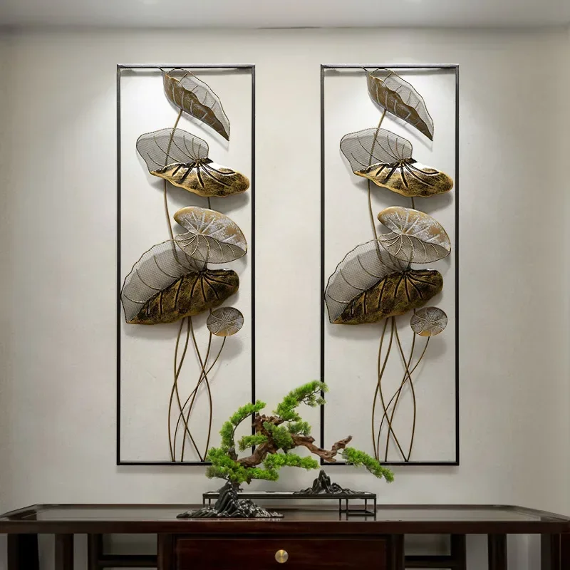 Creative lotus leaf restaurant wall decoration light luxury new Chinese 3D iron pendant entrance hallway home decoration
Creative lotus leaf restaurant wall decoration light luxury new Chinese 3D iron pendant entrance hallway home decoration