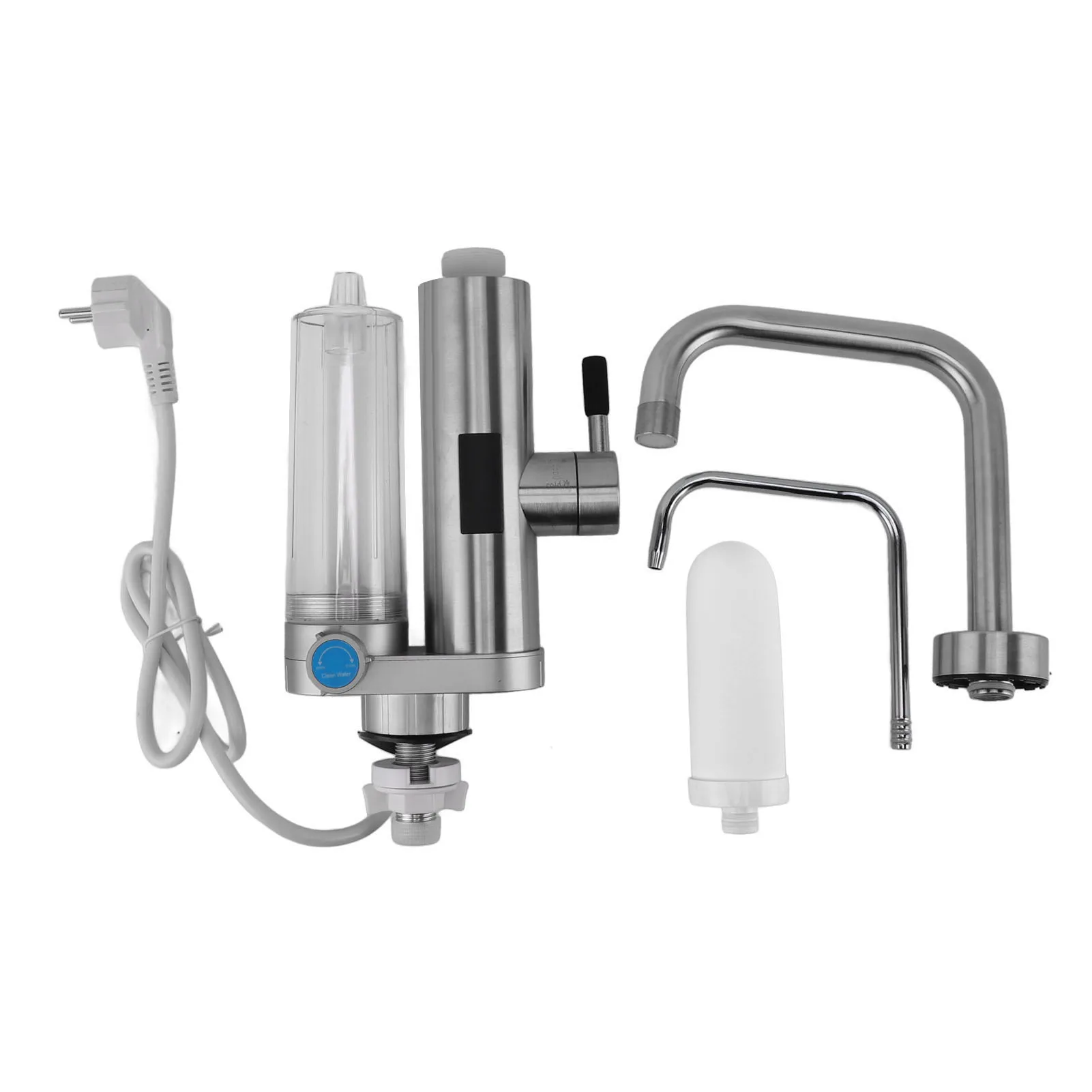 Electric Hot Water Faucet 360 Degree Rotatable 300ml Detachable Sprinkler Water Outlet Electric Water Heating Tap for Bathroom
Electric Hot Water Faucet 360 Degree Rotatable 300ml Detachable Sprinkler Water Outlet Electric Water Heating Tap for Bathroom