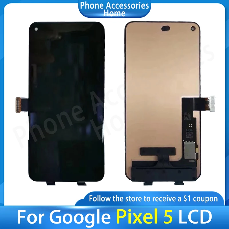 Жидкокристаллический дисплей 6,0 дюймов, с рамкой, для Google Pixel 5, GD1YQ, GTT9Q, кодирующий преобразователь сенсорного экрана в сборе
Жидкокристаллический дисплей 6,0 дюймов, с рамкой, для Google Pixel 5, GD1YQ, GTT9Q, кодирующий преобразователь сенсорного экрана в сборе