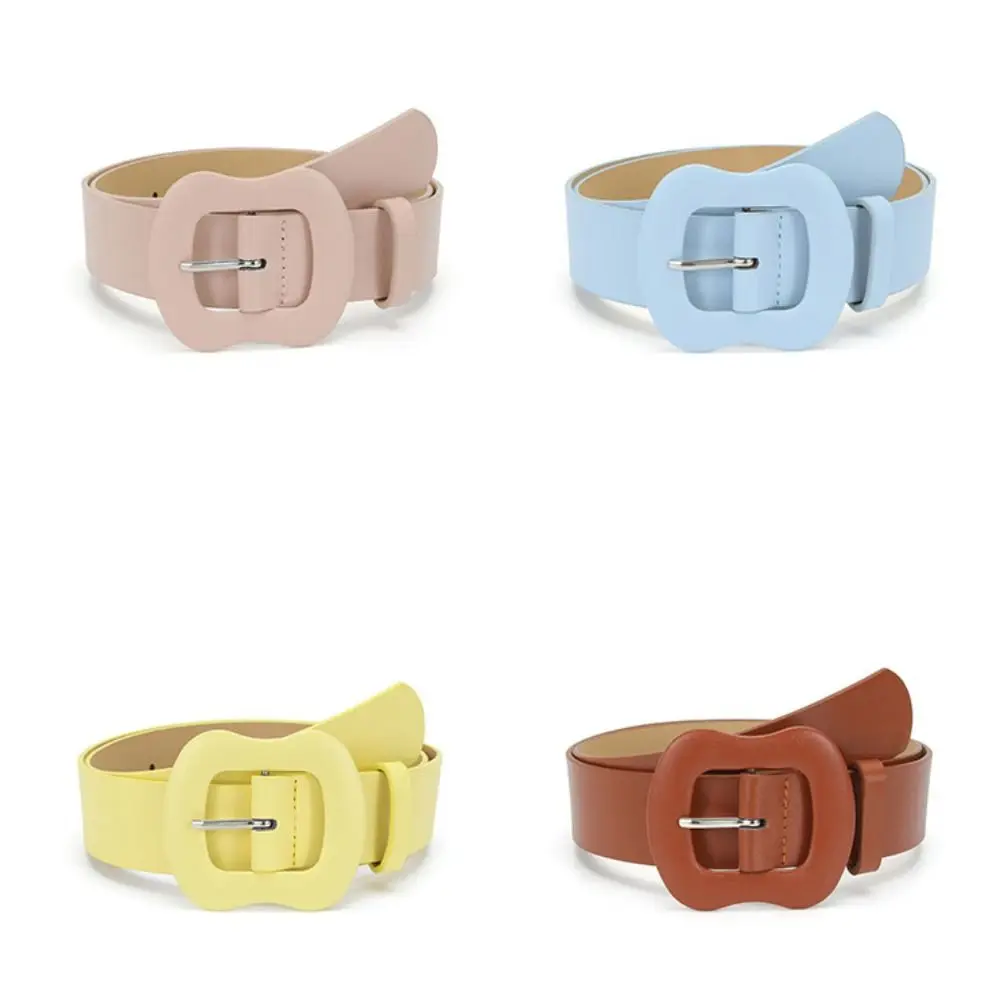 Wide Metal Buckle Belts Elegant PU Leather Korean Style Women Waistbands Candy Color Korean Waist Belts Trouser Decoration
Wide Metal Buckle Belts Elegant PU Leather Korean Style Women Waistbands Candy Color Korean Waist Belts Trouser Decoration