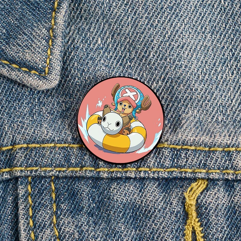 Chopper Printed Pin Custom cute Brooches Shirt Lapel teacher tote Bag backpacks Badge Cartoon gift brooches pins for women
Chopper Printed Pin Custom cute Brooches Shirt Lapel teacher tote Bag backpacks Badge Cartoon gift brooches pins for women