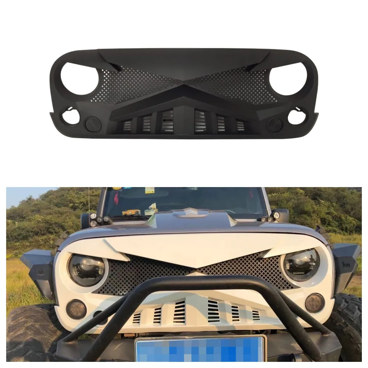 SXMA J354 Front Grill 4*4 Auto Parts Front Bumper Grilles For Jeep Wrangler 2007-2017 JK JKU
SXMA J354 Front Grill 4*4 Auto Parts Front Bumper Grilles For Jeep Wrangler 2007-2017 JK JKU