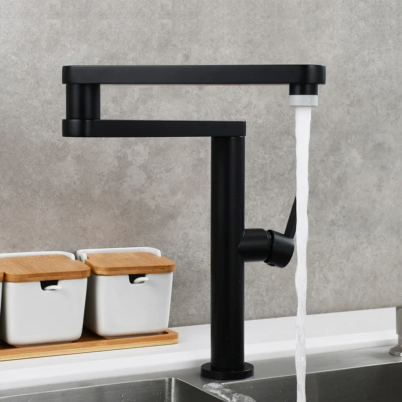 Kitchen Folding Faucet Brass Hot And Cold Water Rotating Faucet Sink Balcony Facilities
Kitchen Folding Faucet Brass Hot And Cold Water Rotating Faucet Sink Balcony Facilities