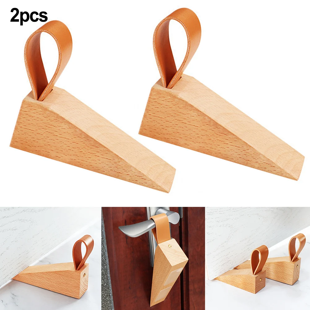 2PCS Wood Door Stopper Wedge Non-Slip Anti-collision Door Block Catcher Nail-free Office Home Gate Decor Hardware
2PCS Wood Door Stopper Wedge Non-Slip Anti-collision Door Block Catcher Nail-free Office Home Gate Decor Hardware