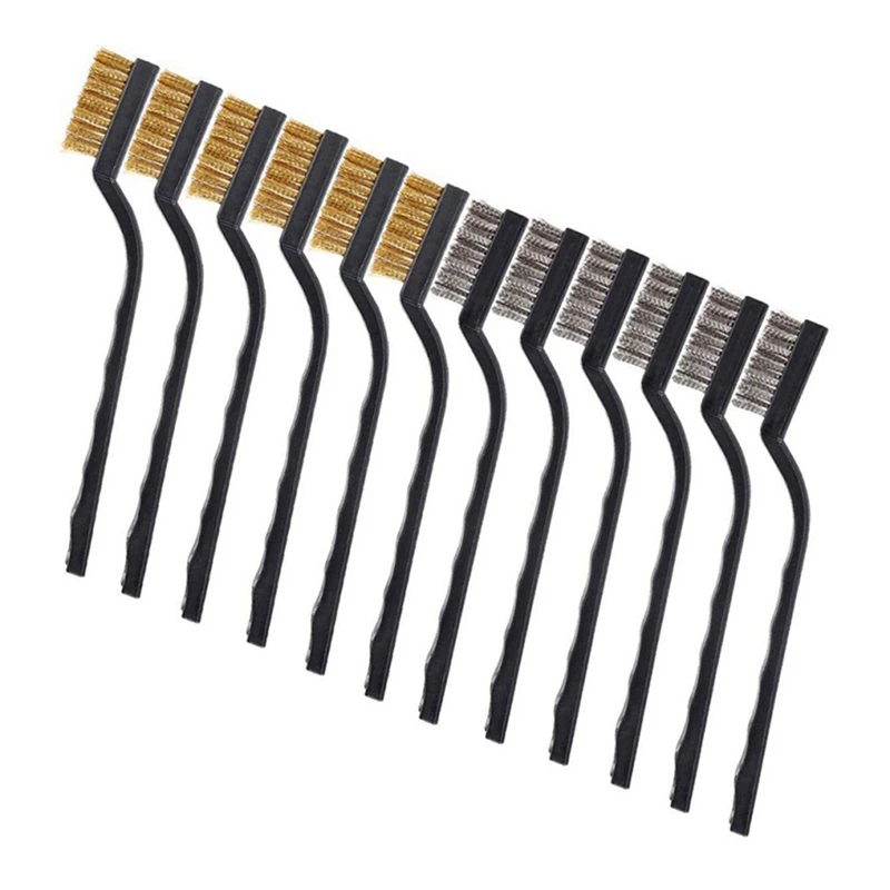 12-Piece Wire Brush Scraping Handle Brush Set Kit Is Used To Clean Welding Slag Rust
12-Piece Wire Brush Scraping Handle Brush Set Kit Is Used To Clean Welding Slag Rust