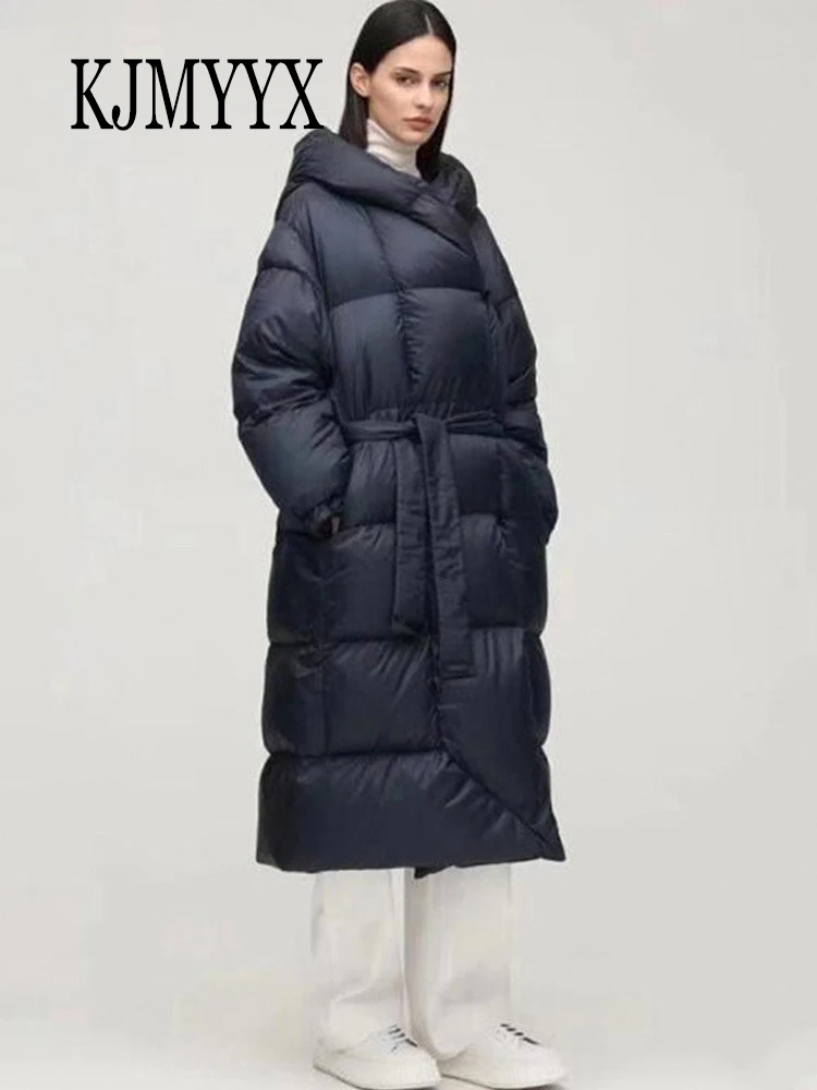 KJMYYX New Winter Women Warm Long Down Jackets Casual Loose Duck Down Coats with Hooded High Quality Woman Winter Coat
KJMYYX New Winter Women Warm Long Down Jackets Casual Loose Duck Down Coats with Hooded High Quality Woman Winter Coat