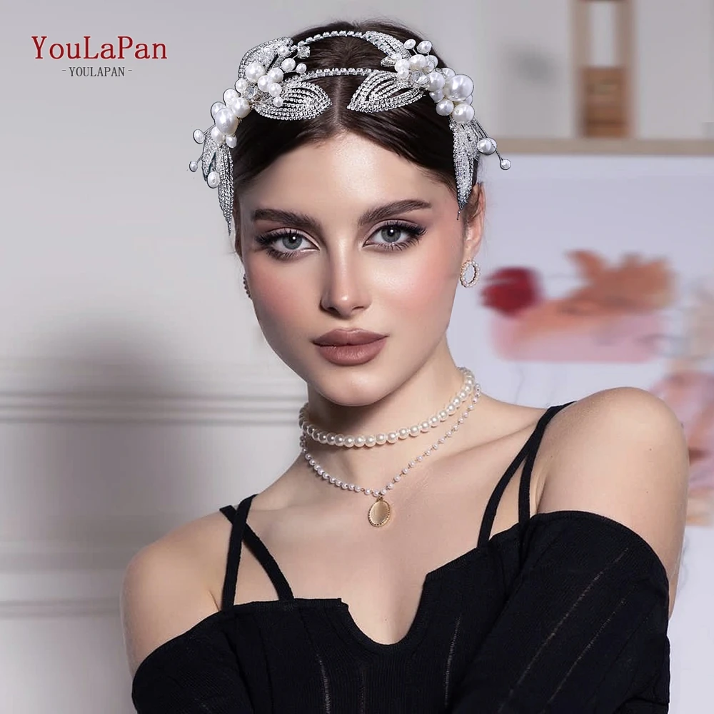 YouLaPan Bride Double Layer Diamond Chain Headband White Color Big Pearl Hair Hoop Pageant Miss Wedding Hair Accessories HP648
YouLaPan Bride Double Layer Diamond Chain Headband White Color Big Pearl Hair Hoop Pageant Miss Wedding Hair Accessories HP648