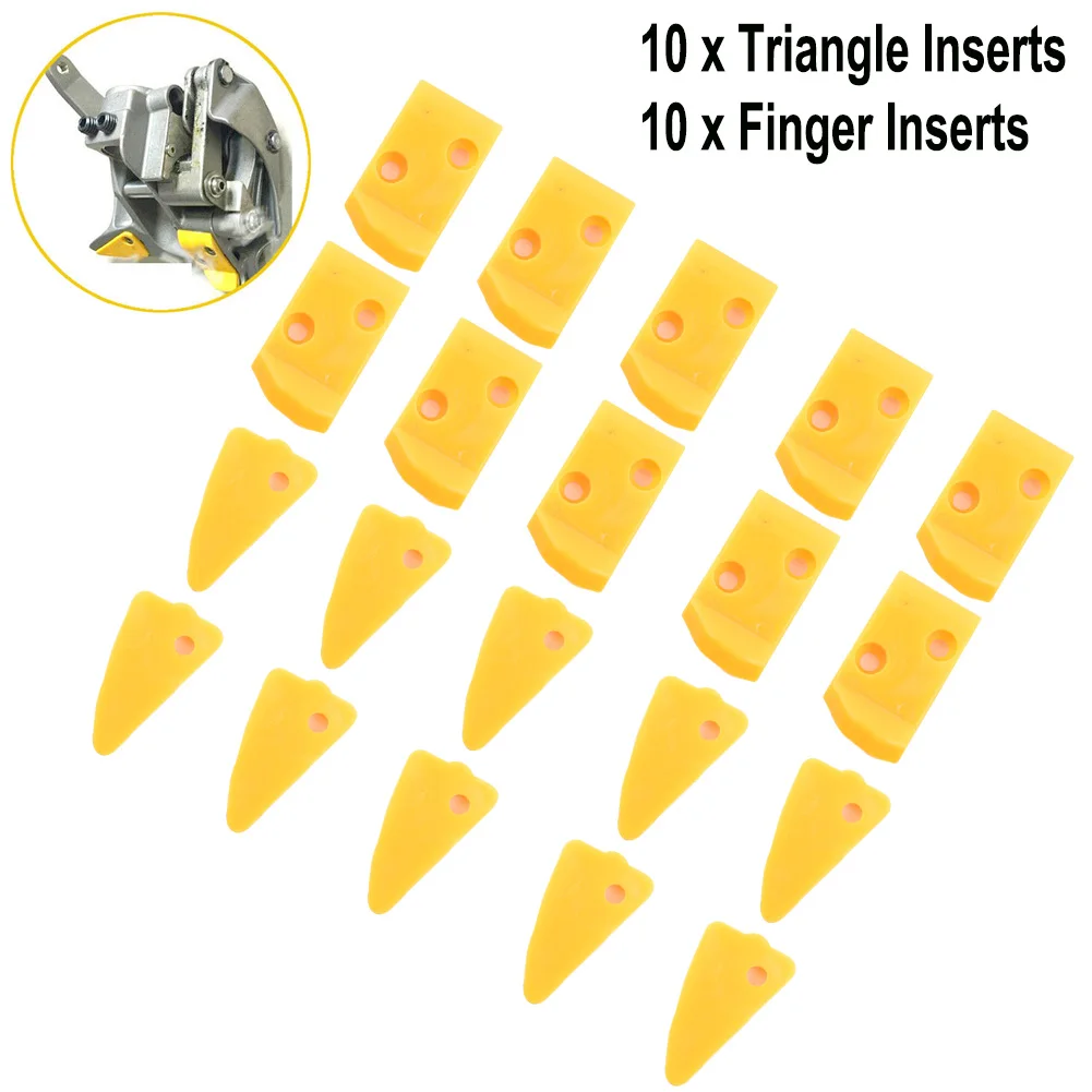 Anti-scratch Triangle Inserts Nylon Finger Inserts 20pcs Plastic Kit Yellow Set Accessories Leverless For Corghi
Anti-scratch Triangle Inserts Nylon Finger Inserts 20pcs Plastic Kit Yellow Set Accessories Leverless For Corghi