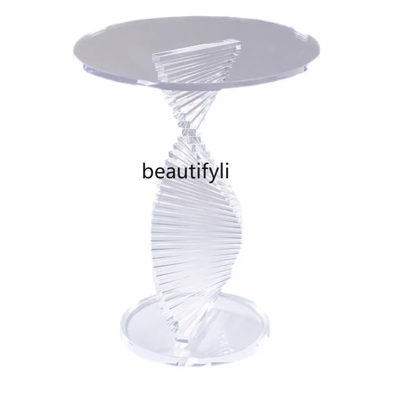 Minimalist Small round Table Light Luxury Corner Table Living Room Sofa Side Acrylic Transparent Tea Table
Minimalist Small round Table Light Luxury Corner Table Living Room Sofa Side Acrylic Transparent Tea Table