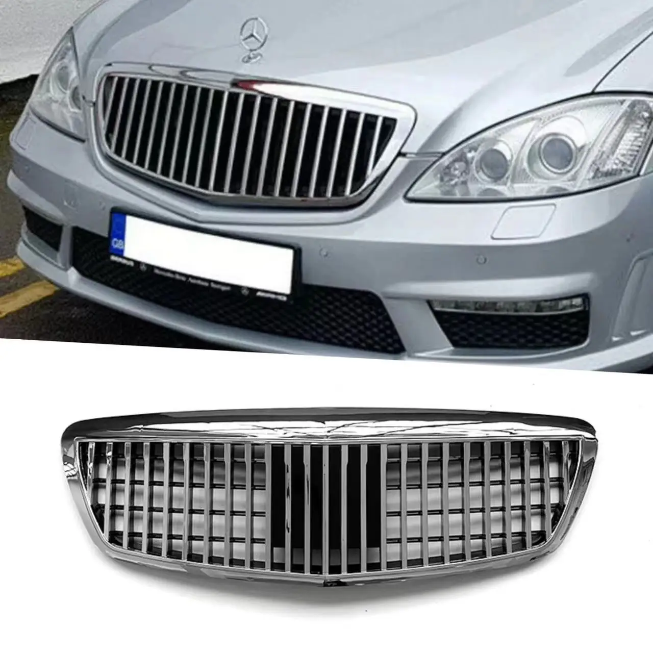 Для 2005 2008 S-class W221 Модифицированная решетка Mayba Hertz оригинальная замена автомобиля
Для 2005 2008 S-class W221 Модифицированная решетка Mayba Hertz оригинальная замена автомобиля