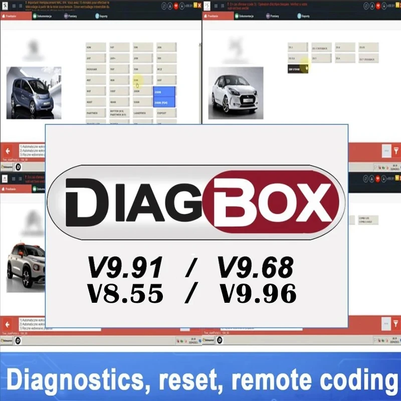 

Diagbox V9.96 V9.91 V9.68 V8.55 полное обновление для Lexia3 PP2000 Lexia-3 Diagbox 9,96 для Citroen/Peogeot диагностический инструмент до 2022