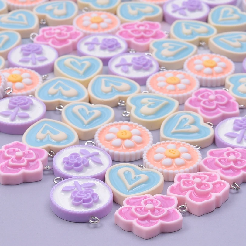 10-30Pcs Random Mix Cute Resin 3D Flower/Heart Charm For Jewelry Making Diy Rose Cherry Blossom Flat Back Pendant Accessories
10-30Pcs Random Mix Cute Resin 3D Flower/Heart Charm For Jewelry Making Diy Rose Cherry Blossom Flat Back Pendant Accessories